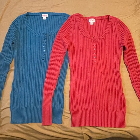 Mossimo Supply Co. Tops - Mossimo Supply Co. Long Sleeve Shirt Bundle Size M